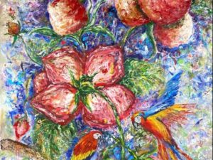 "Her Sweet Perfume" Acrylic Painting