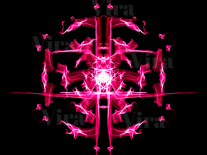 Pink diamond reflection